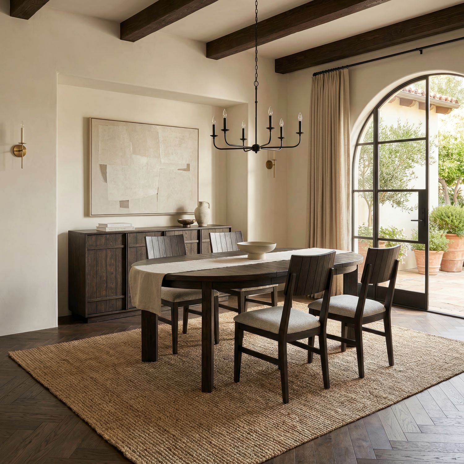 Stillwater Opt 5 Piece Round Table Set