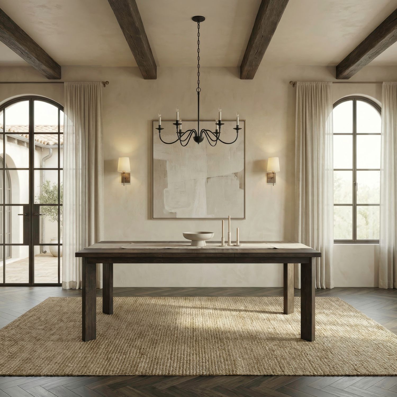 Stillwater Rectangular Leg Table