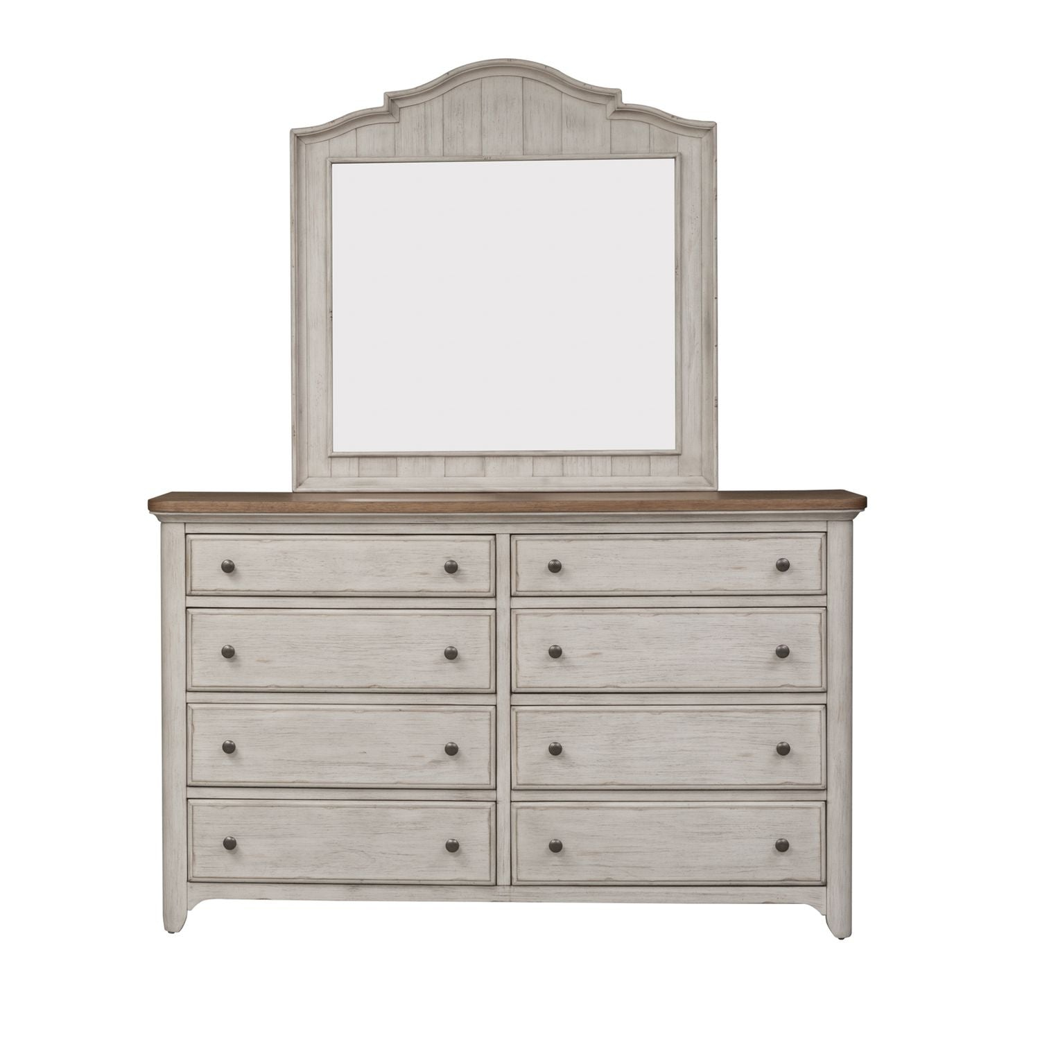 Farmhouse Reimagined King Poster Bed, Dresser & Mirror, Chest, Nightstand