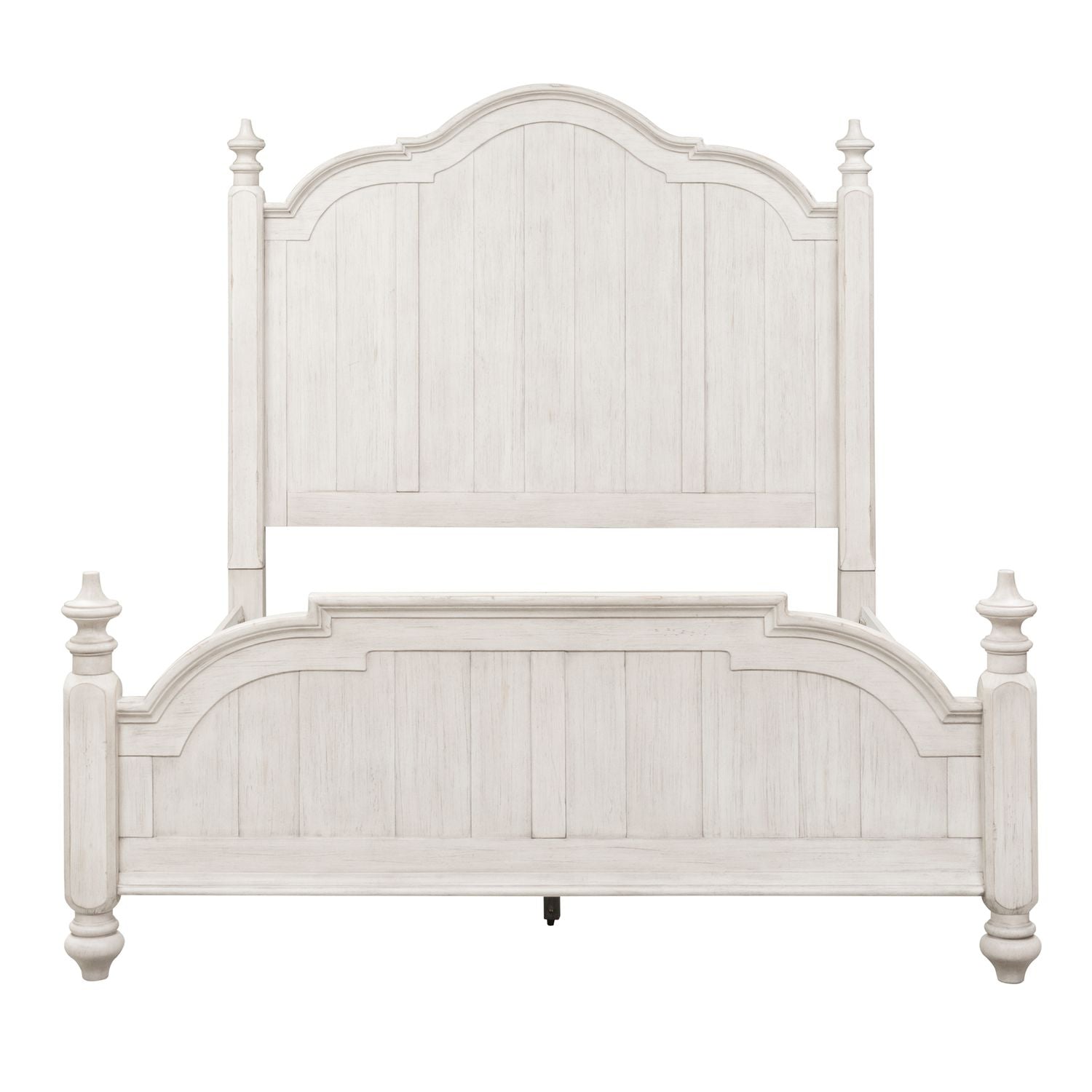 Farmhouse Reimagined Queen Poster Bed, Dresser & Mirror, Nightstand