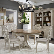 Farmhouse Reimagined Pedestal Table