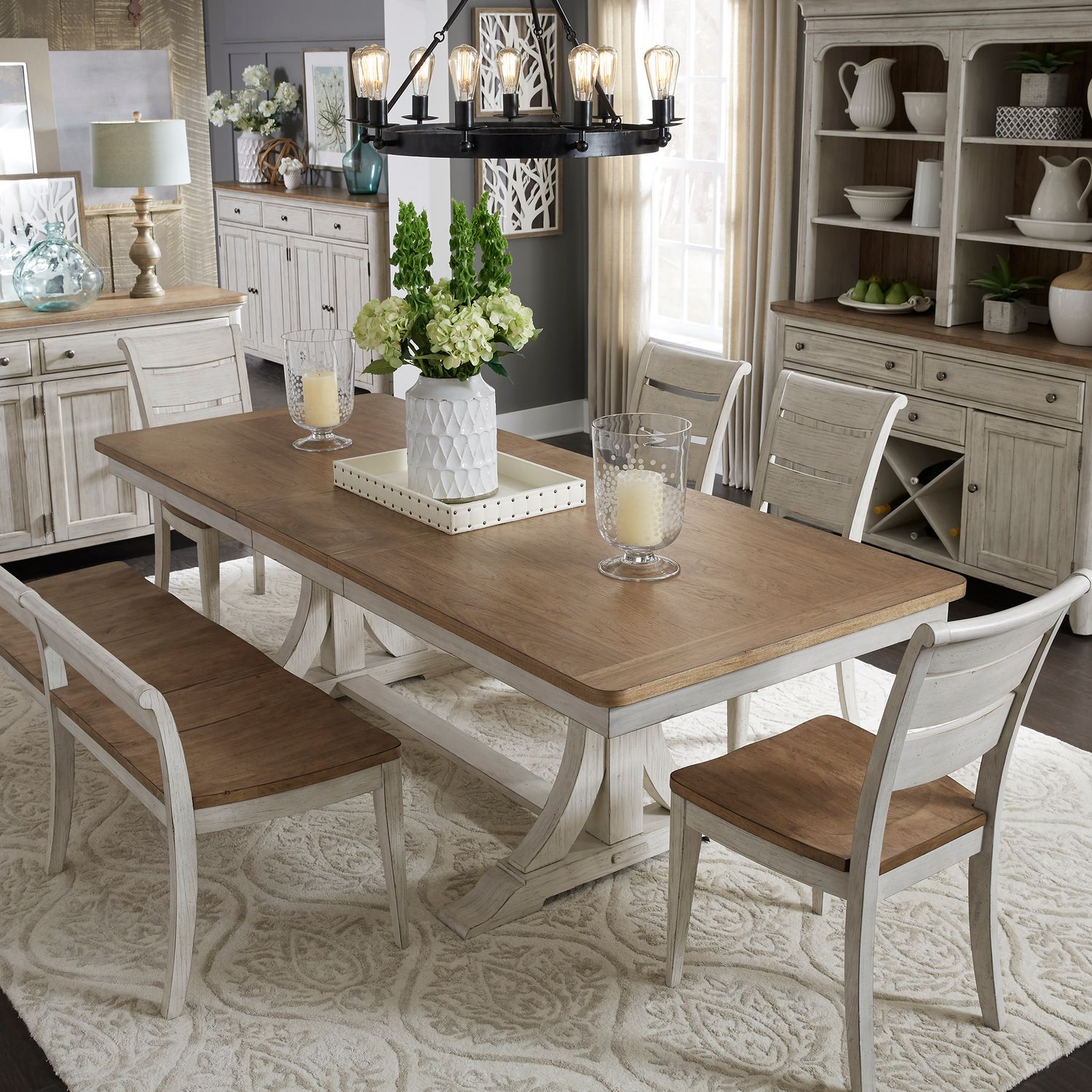 Farmhouse Reimagined Trestle Table
