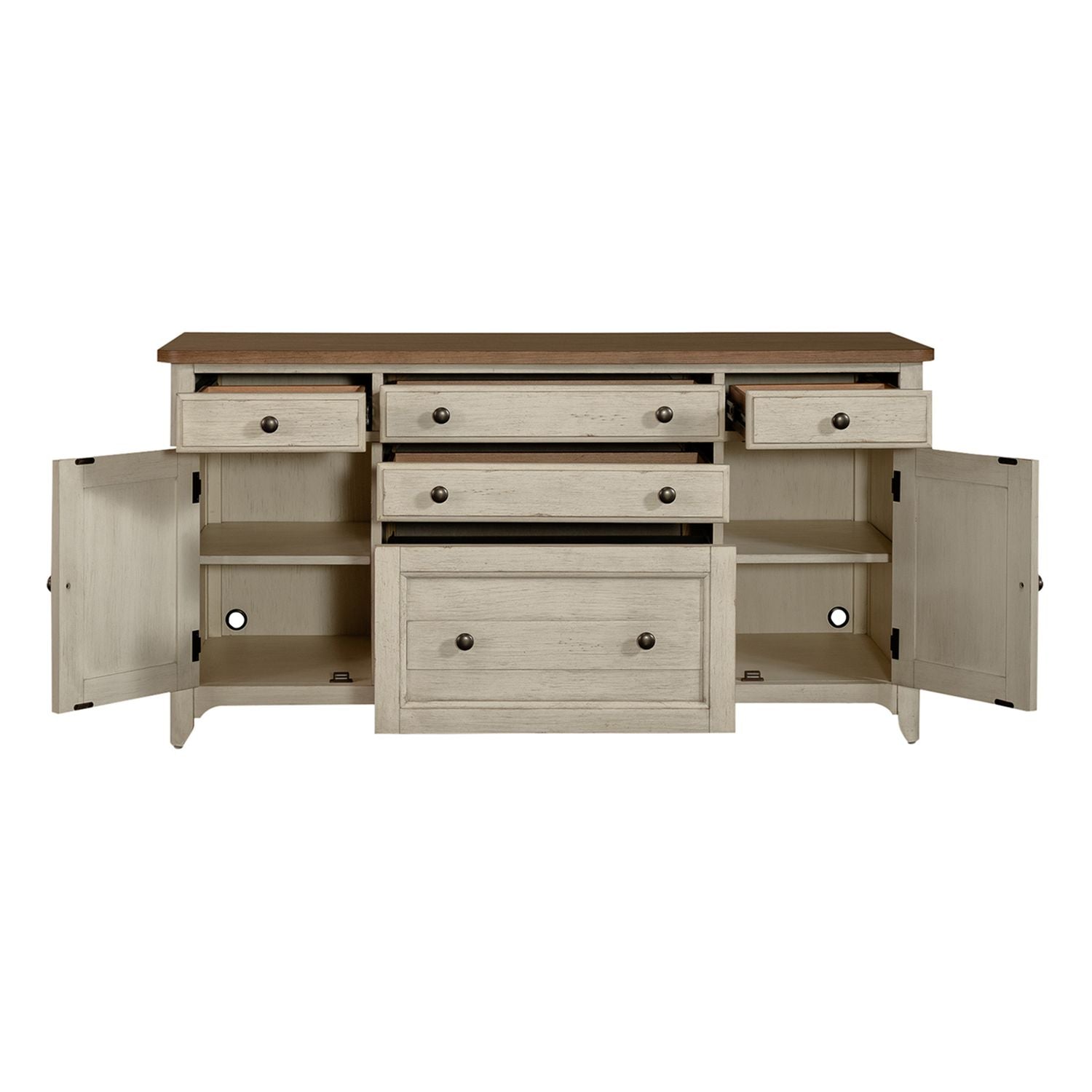 Farmhouse Reimagined Door Credenza