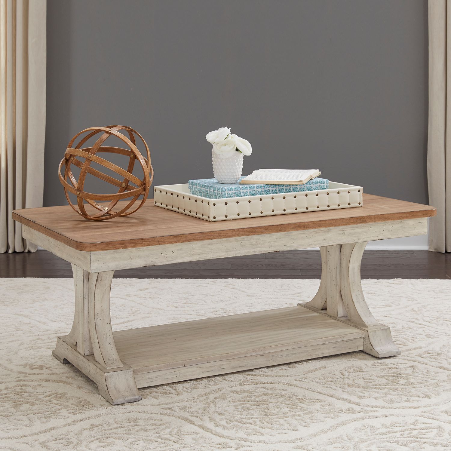 Farmhouse Reimagined Rectangular Cocktail Table