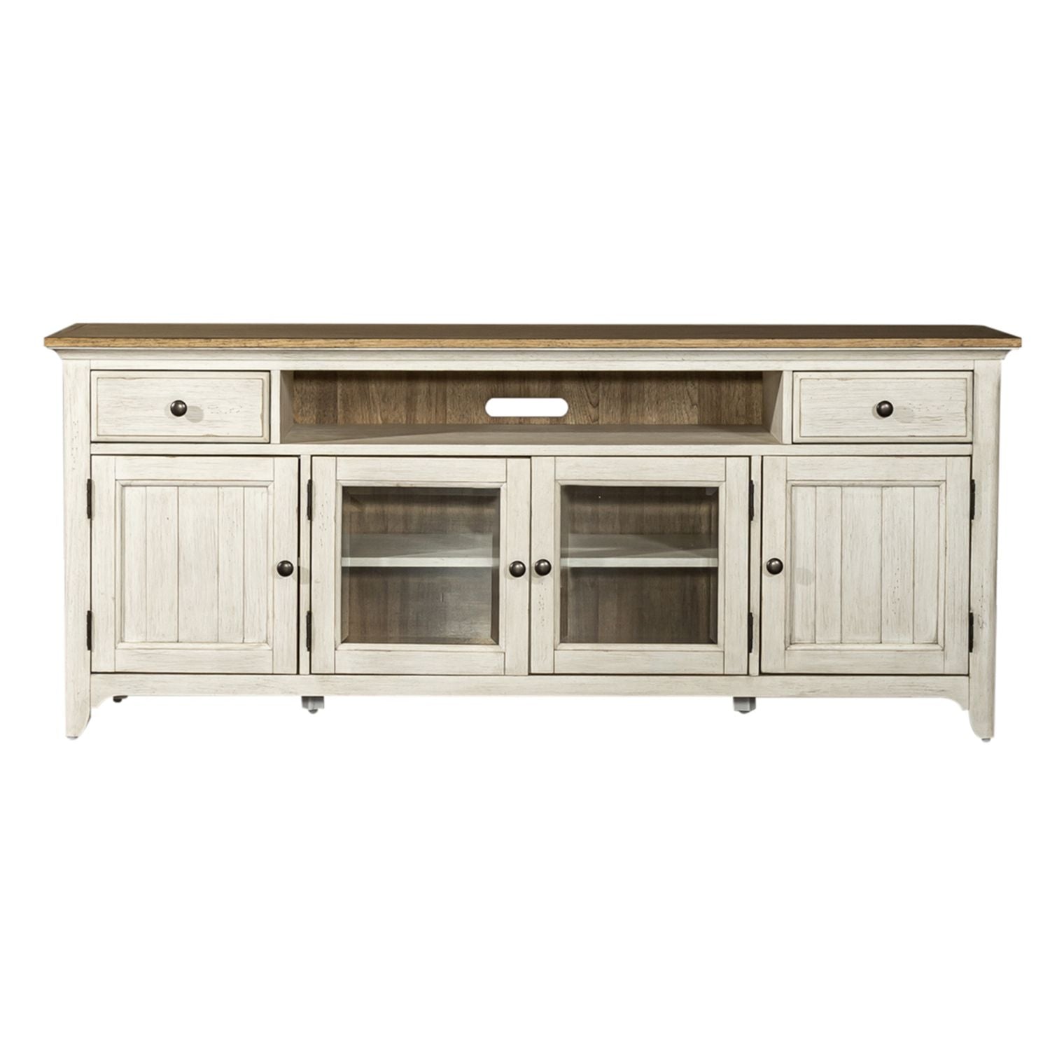 Farmhouse Reimagined Entertainment TV Stand