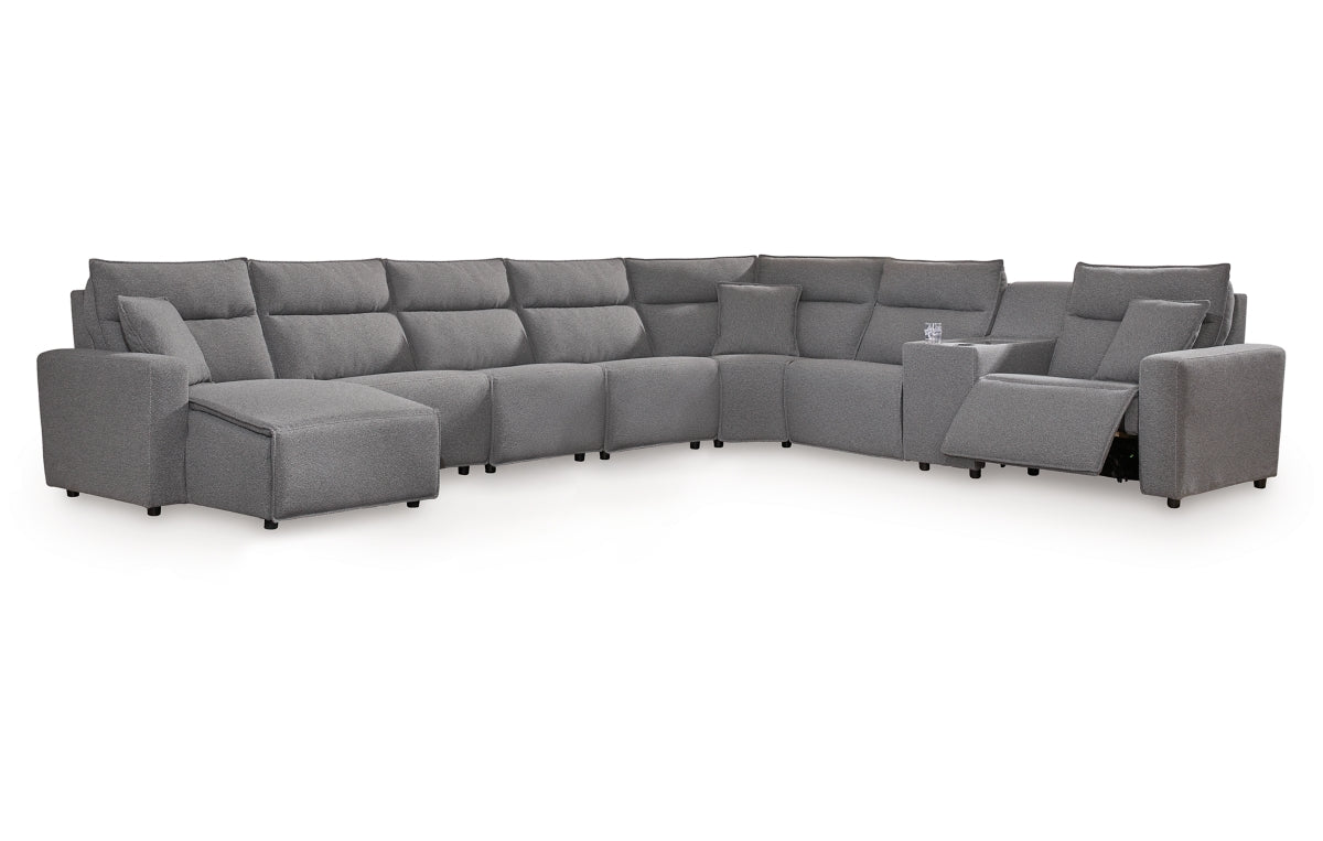 Modmax II 8-Piece Power Reclining Sectional with Console