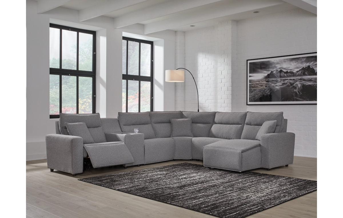 Modmax II 6-Piece Power Reclining Sectional with Chaise and Console