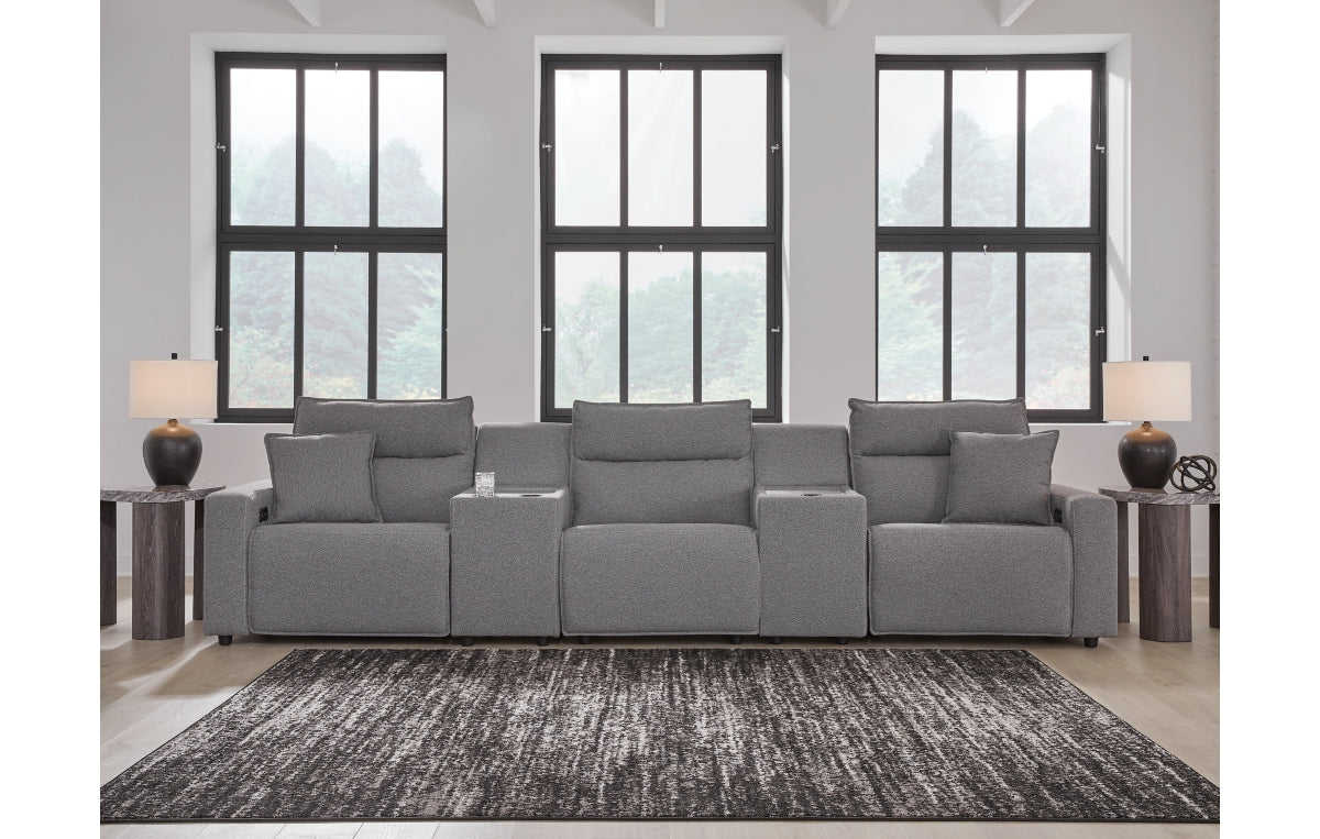 Modmax II 5-Piece Power Reclining Sectional with Consoles