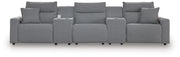 Modmax II 5-Piece Reclining Sectional with Consoles
