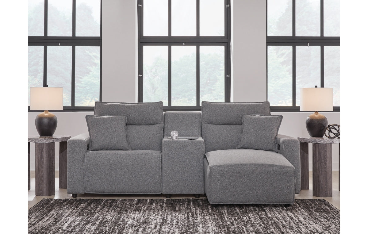 Modmax II 3-Piece Power Reclining Sectional with Chaise and Console