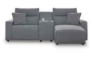 Modmax II 3-Piece Power Reclining Sectional with Chaise and Console