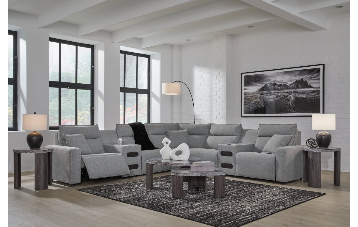Modmax II 7-Piece Power Reclining Sectional with Audio Consoles