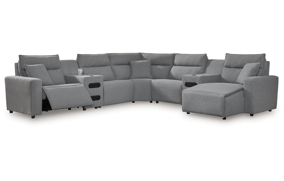 Modmax II 7-Piece Power Reclining Sectional with Chaise