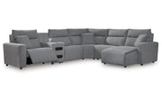 Modmax II 6-Piece Reclining Sectional with Chaise and Audio Console