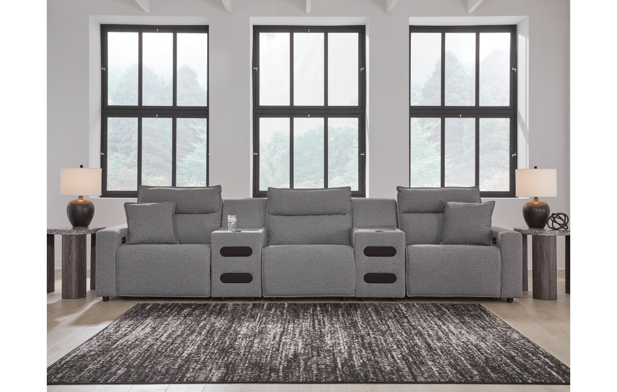 Modmax II 5-Piece Power Reclining Sectional with Audio Consoles