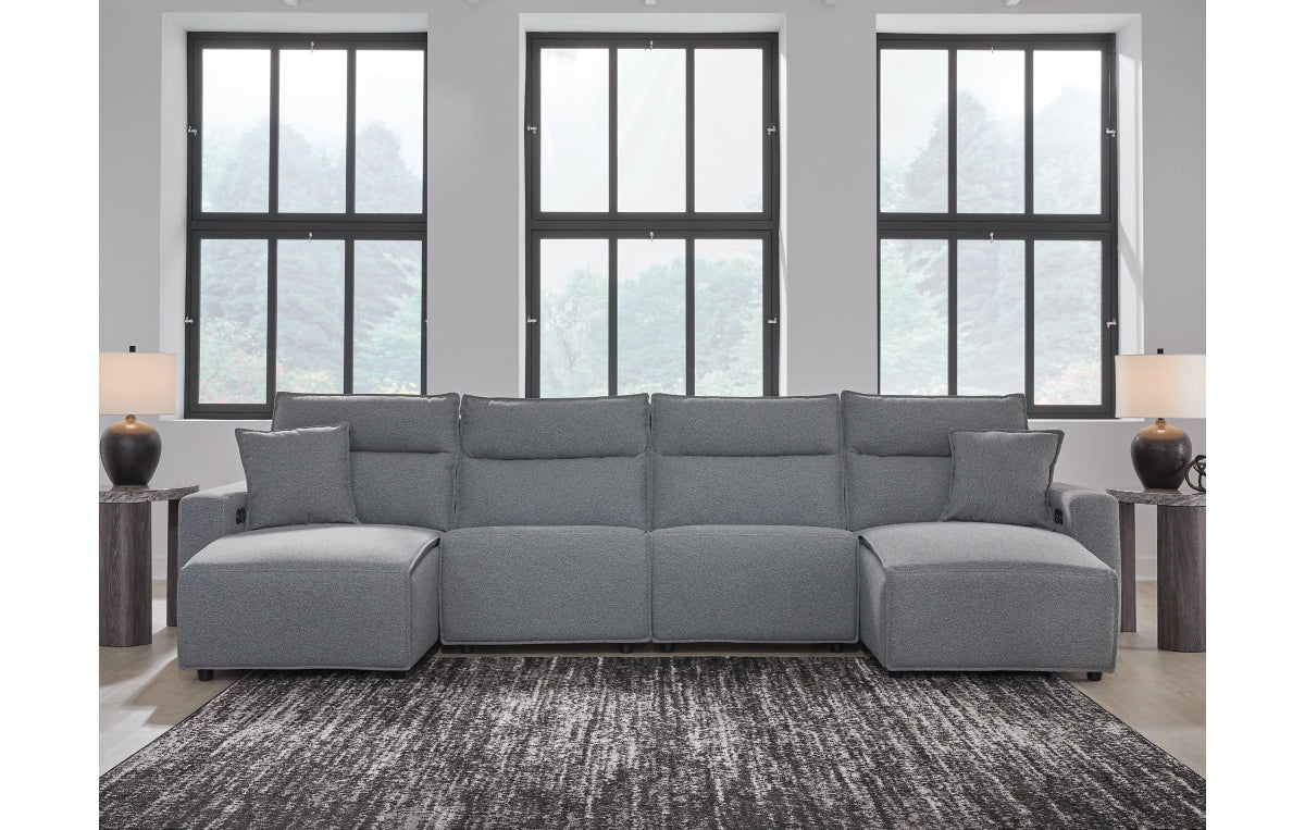 Modmax II 4-Piece Power Reclining Sectional with Chaise