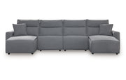 Modmax II 4-Piece Power Reclining Sectional with Chaise