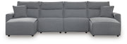 Modmax II 4-Piece Reclining Sectional with Double Chaise