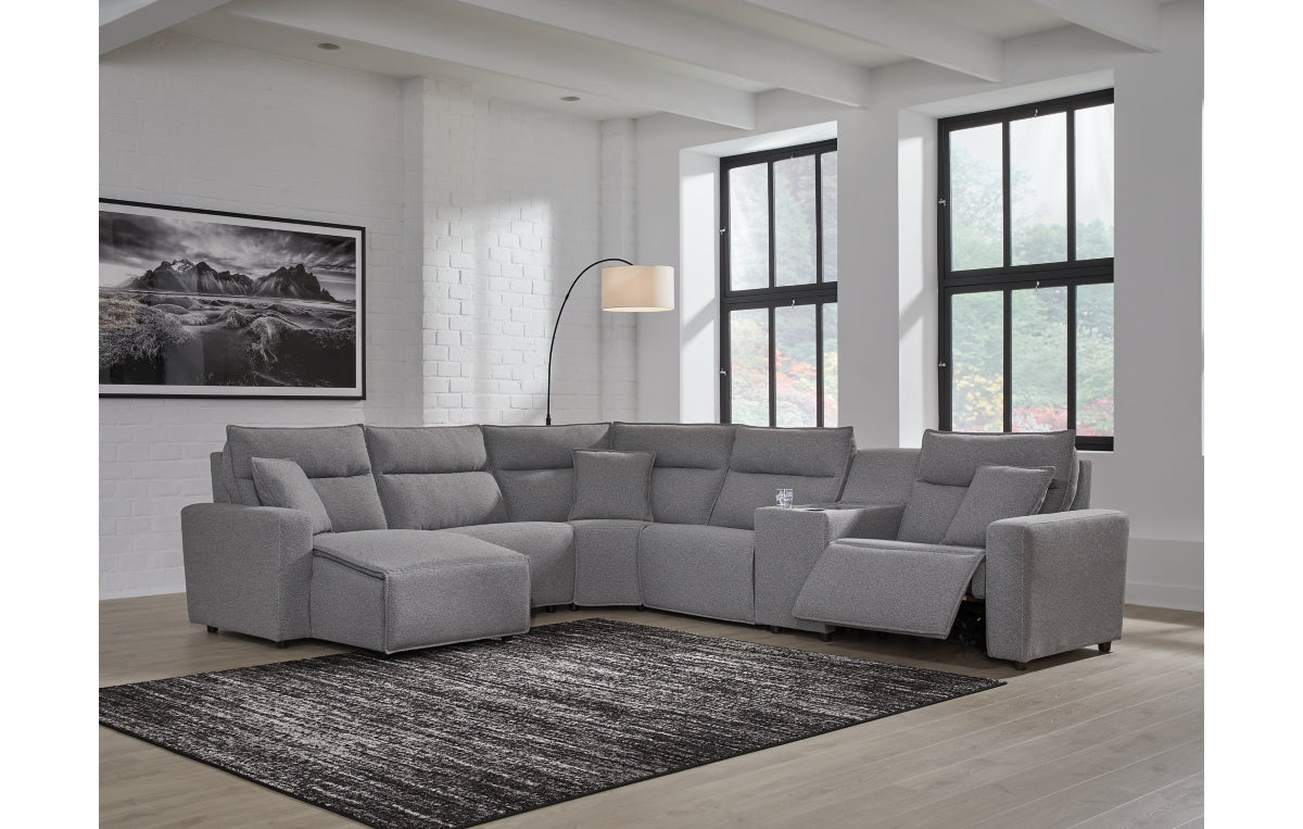 Modmax II 6-Piece Power Reclining Sectional with Chaise and Console