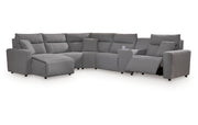 Modmax II 6-Piece Power Reclining Sectional with Chaise and Console