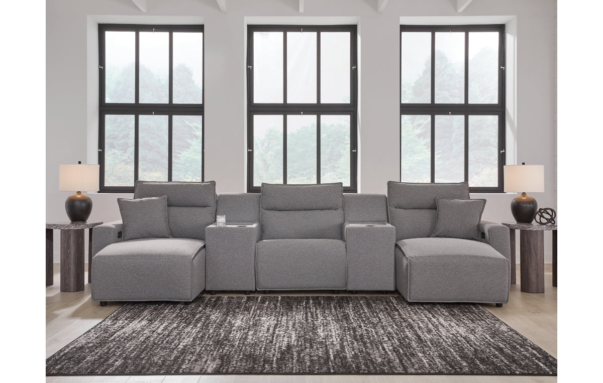 Modmax II 5-Piece Power Reclining Sectional with Chaise and Consoles