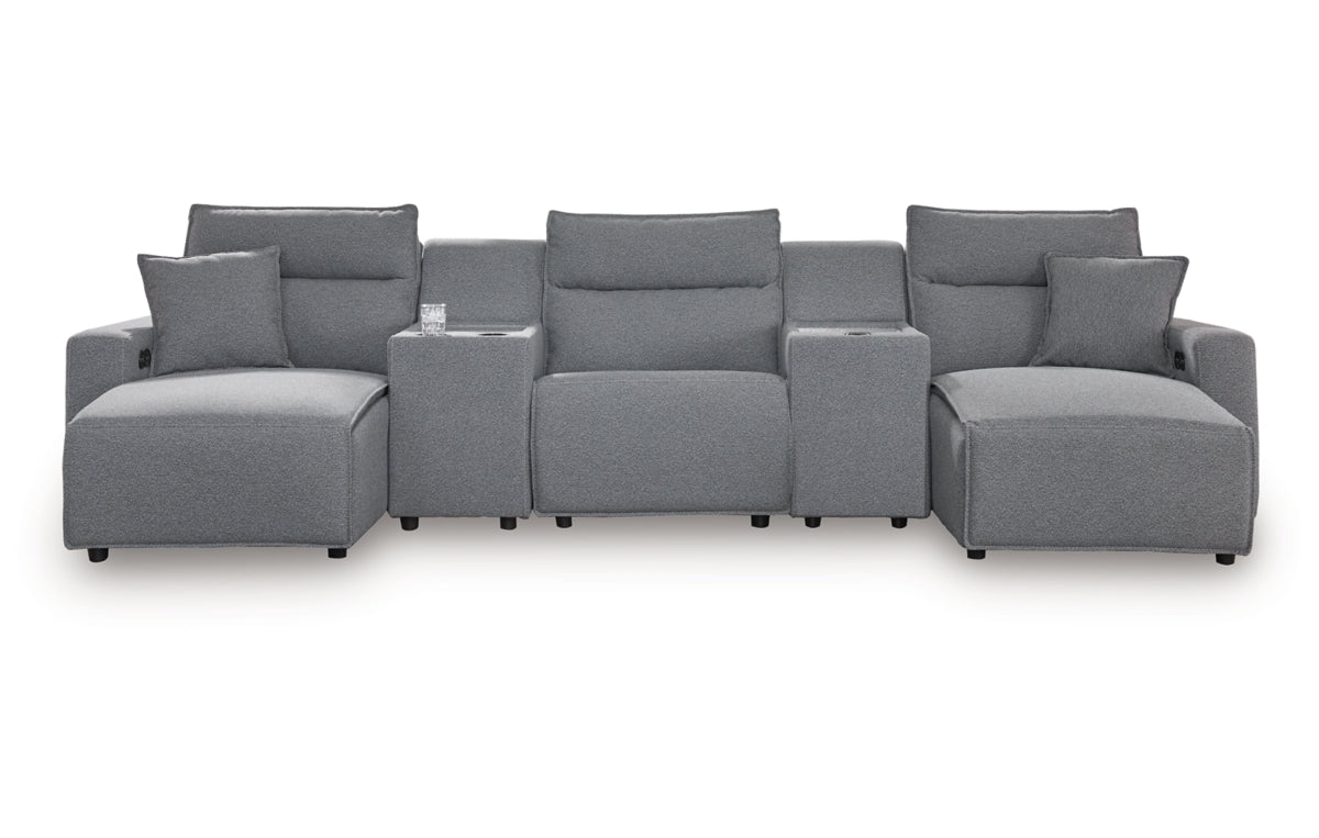 Modmax II 5-Piece Power Reclining Sectional with Chaise