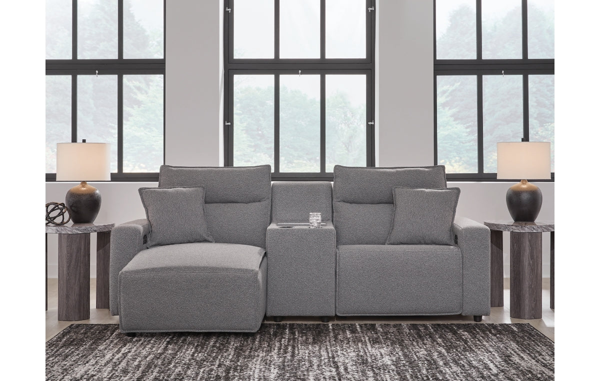 Modmax II 3-Piece Power Reclining Sectional with Chaise and Console