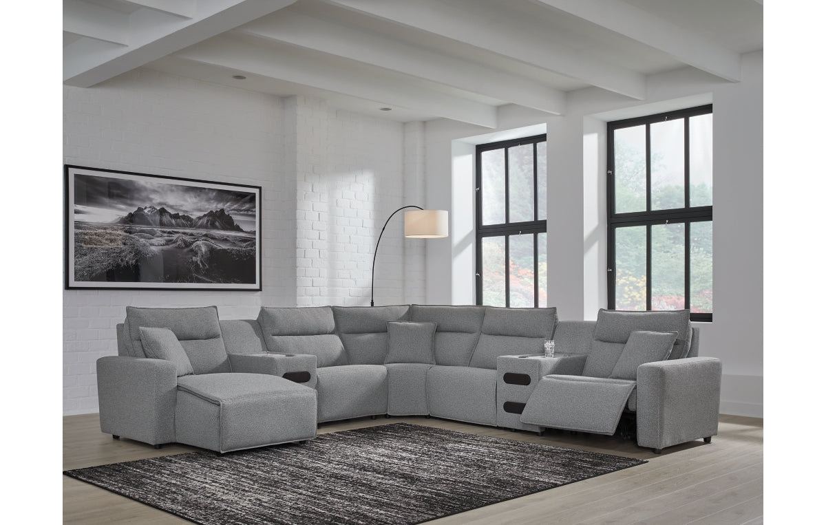 Modmax II 7-Piece Power Reclining Sectional with Chaise