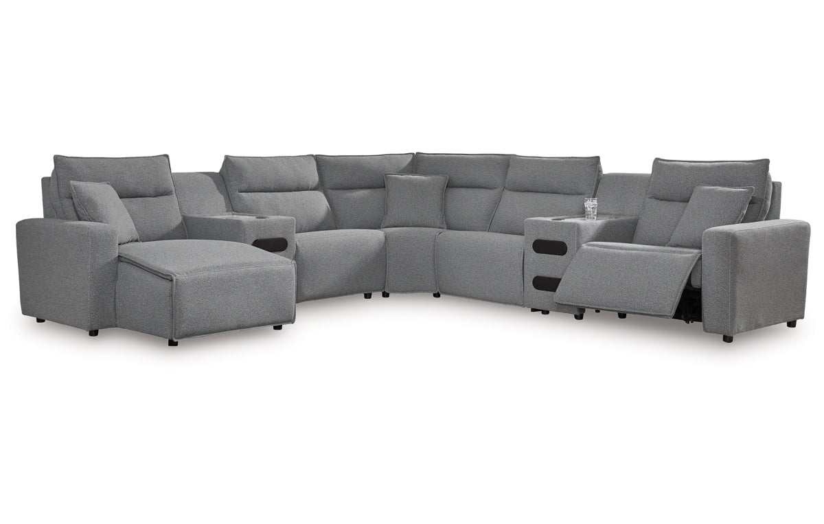 Modmax II 7-Piece Power Reclining Sectional with Chaise