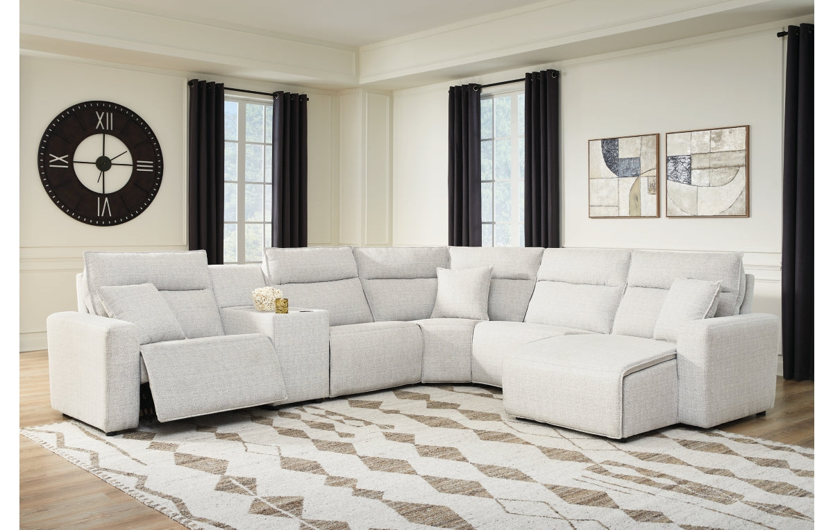 Modmax II 6-Piece Power Reclining Sectional with Chaise and Console