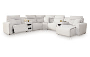 Modmax II 7-Piece Power Reclining Sectional with Chaise and Audio Consoles