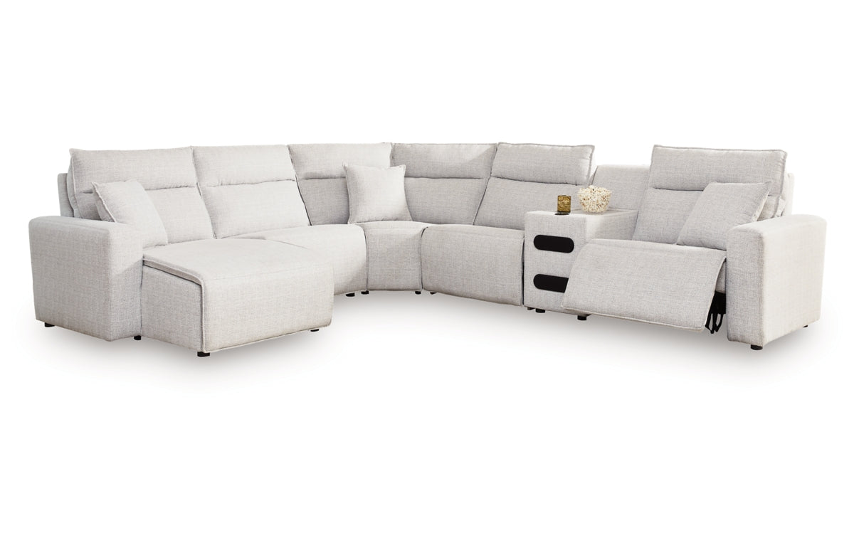 Modmax II 6-Piece Reclining Sectional with Chaise and Audio Console