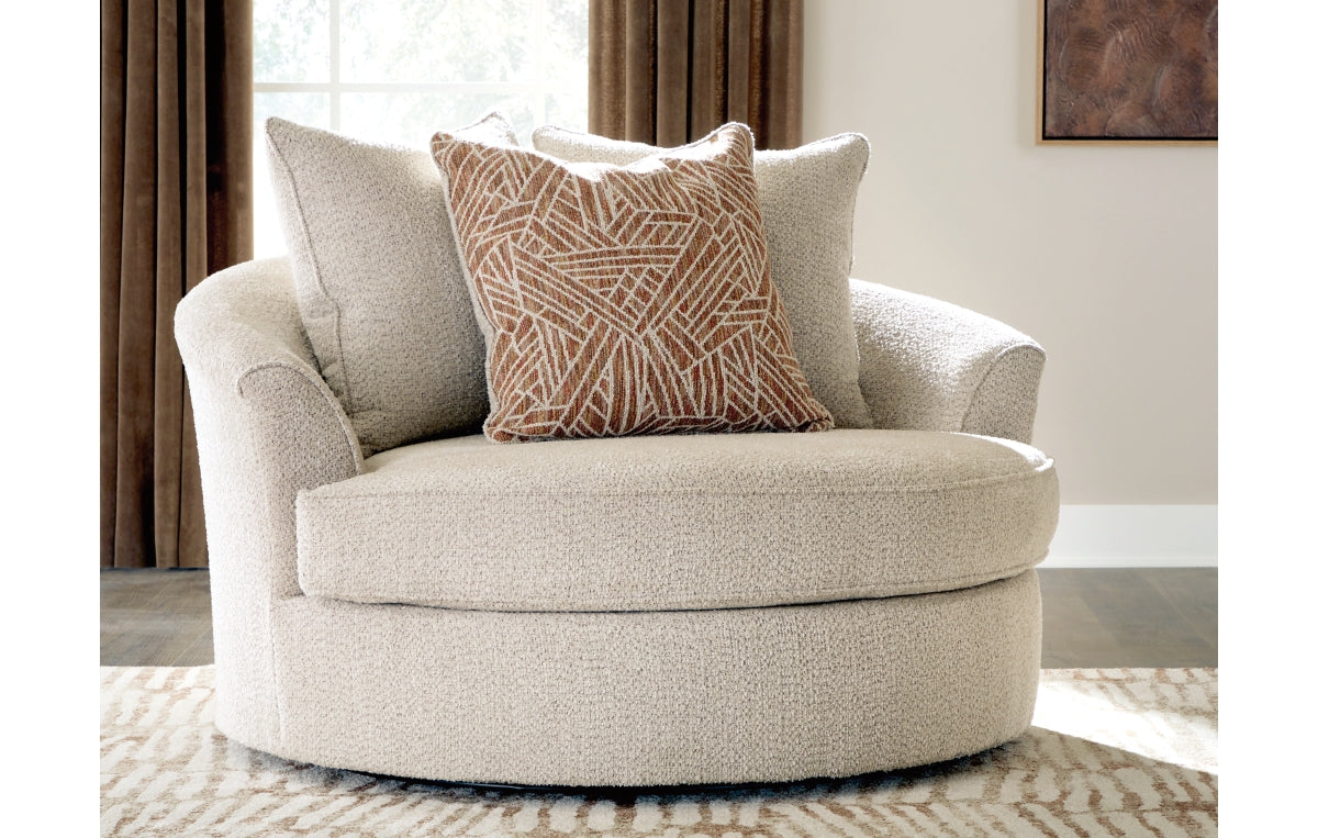 Steelwater Retreat Oversized Swivel Accent Chair