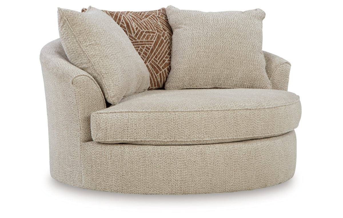 Steelwater Retreat Oversized Swivel Accent Chair
