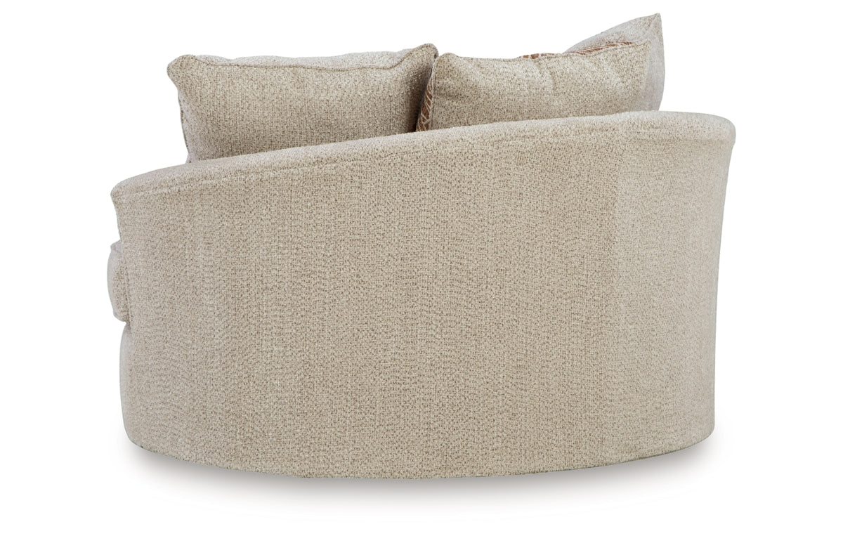 Steelwater Retreat Oversized Swivel Accent Chair