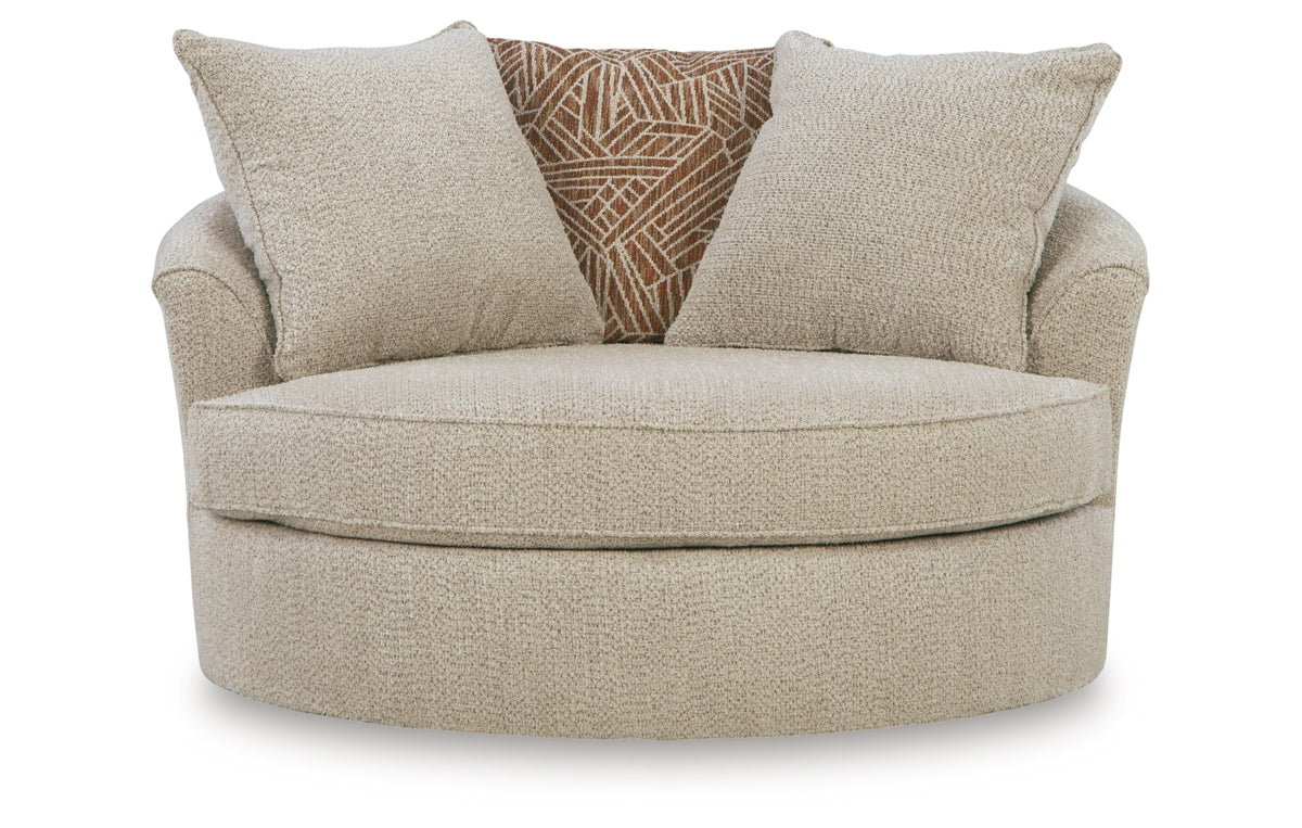 Steelwater Retreat Oversized Swivel Accent Chair
