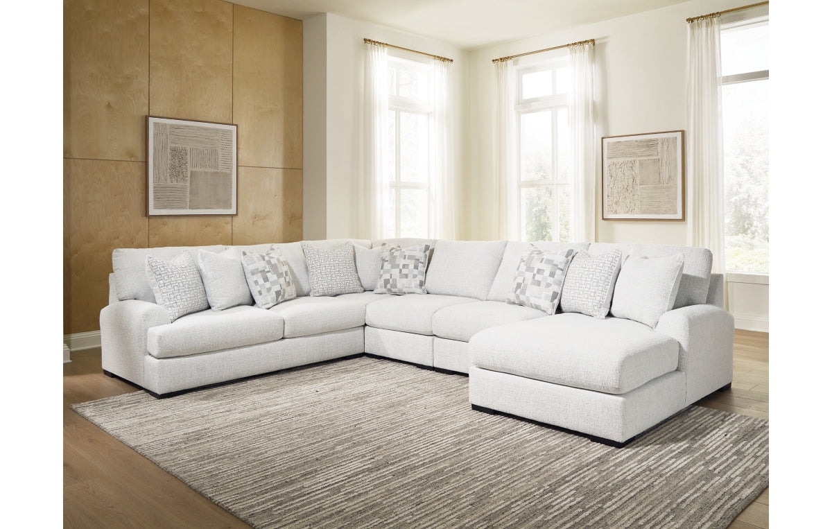 Misty-Lakes 5-Piece Sectional with Chaise