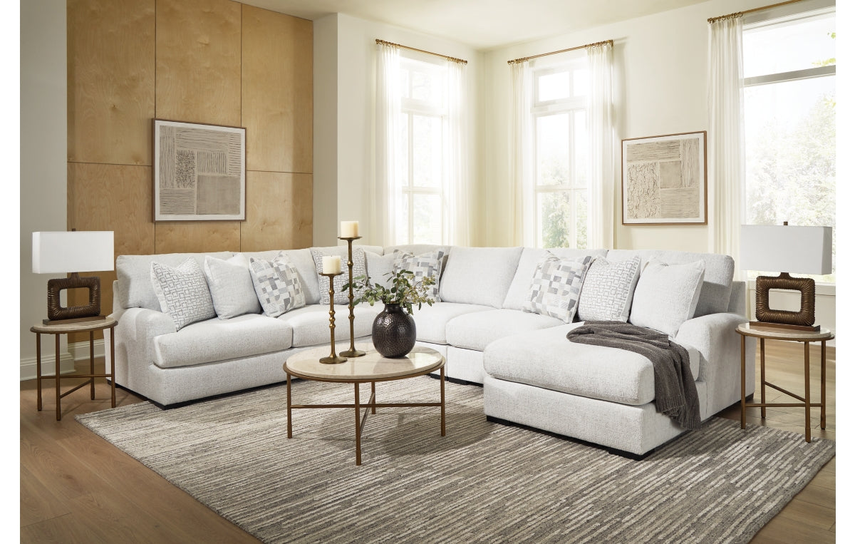 Misty-Lakes 5-Piece Sectional with Chaise