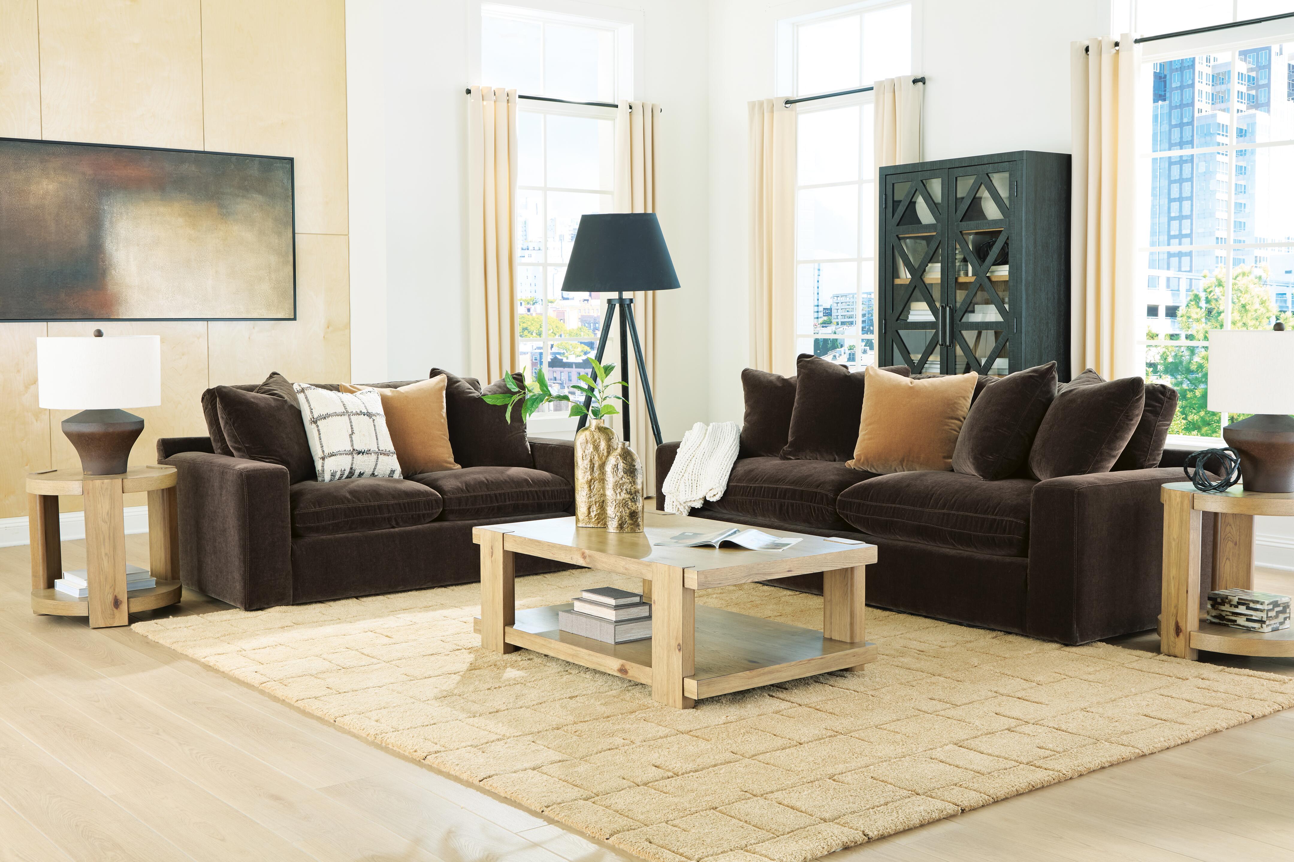 Maxton Heights Sofa and Loveseat