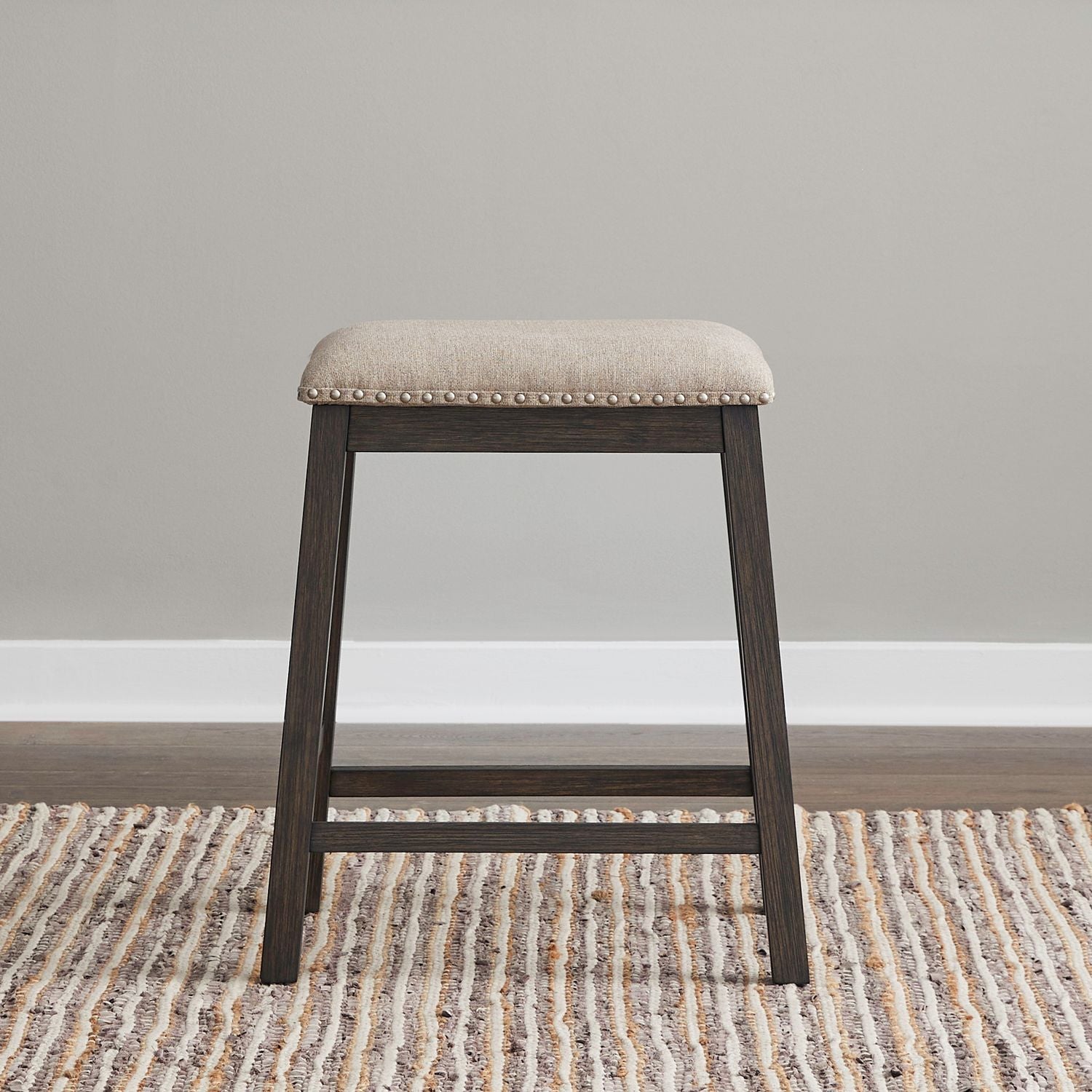 Harrison Upholstery Console Stool