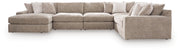 Nexora-Court 5-Piece Sectional with Chaise