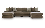 Camellia-Court 4-Piece Double Chaise Sectional