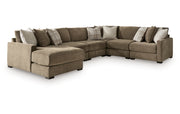 Camellia-Court 6-Piece Sectional with Chaise