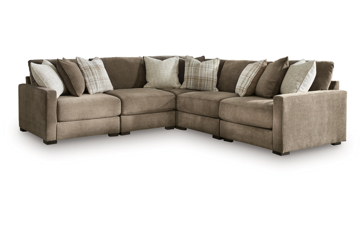 Camellia-Court 5-Piece Sectional