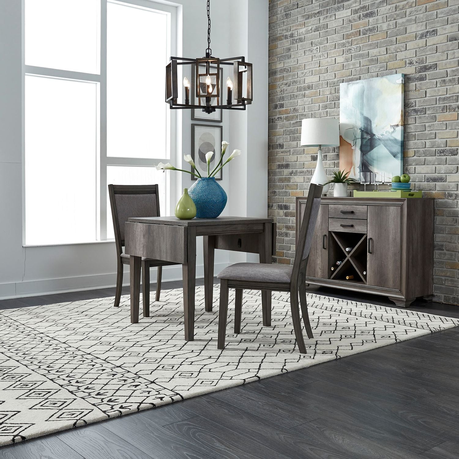 Tanners Creek Opt 3 Piece Drop Leaf Table Set