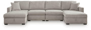ModMax Luxe 4-Piece Double Storage Chaise Sectional