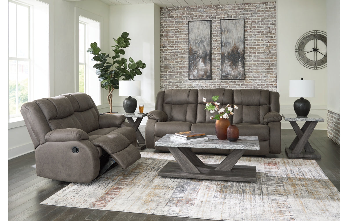 First Base Sofa and Loveseat