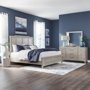 New Haven King California Panel Bed, Dresser & Mirror