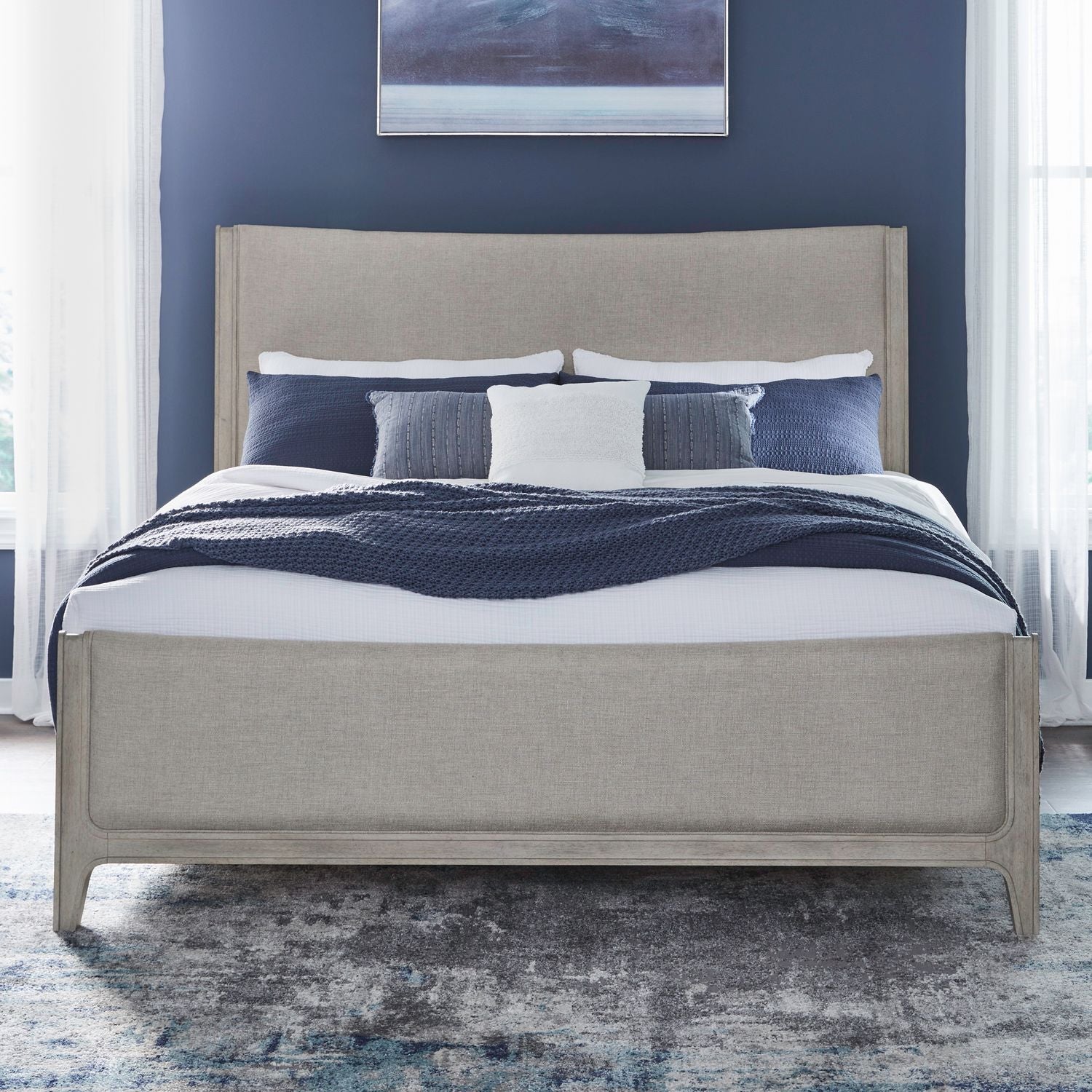 New Haven King California Upholstery Bed