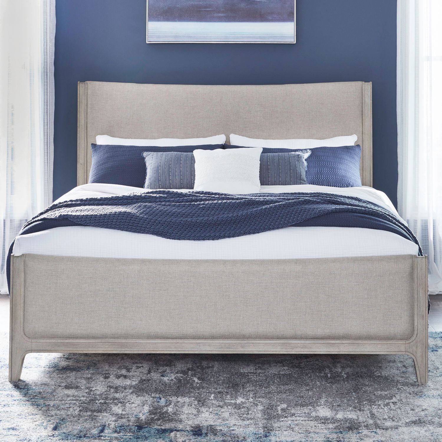 New Haven King Upholstery Bed
